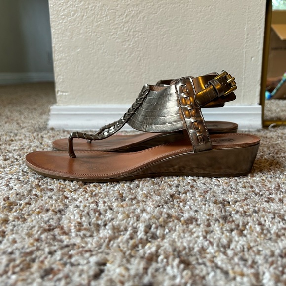 Coach Gladiator Sandals Metallic Bronze 7 - Picture 4 of 8